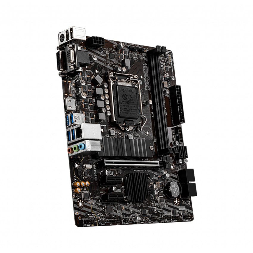 Mainboard MSI B460M PRO (Intel B460 Socket 1200 m-ATX 2 khe RAM DDR4)