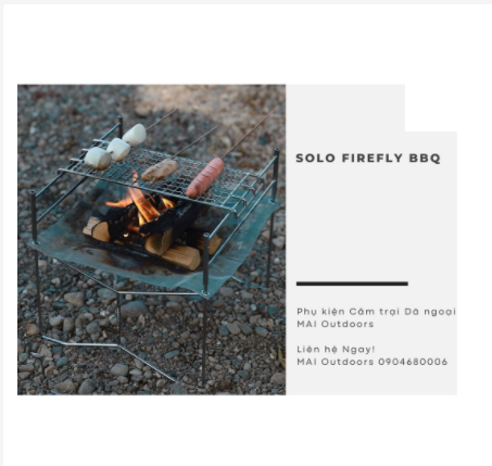 Bếp củi gấp gọn Campingmoon SOLO-303/ SOLO-202