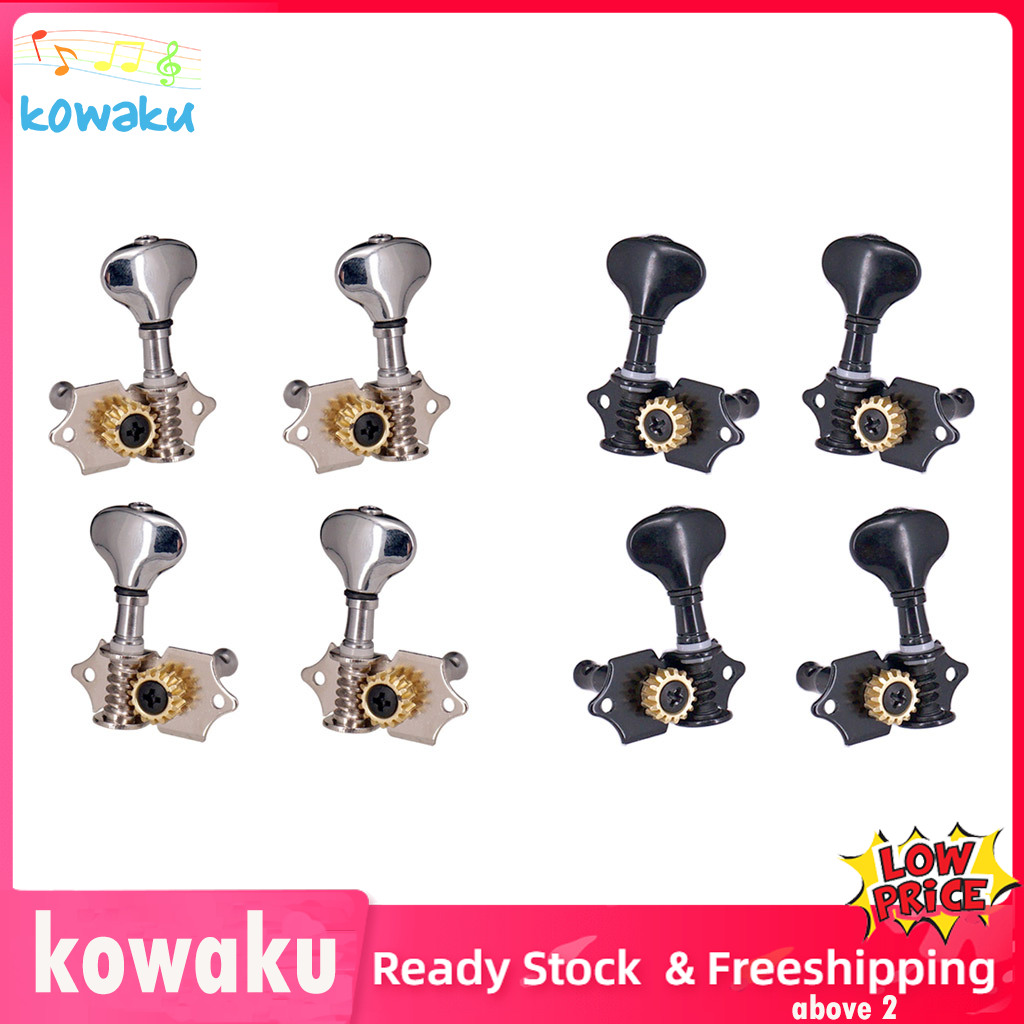 Kowaku chốt điều chỉnh mở cần điều chỉnh đàn ghi ta đầu máy điều chỉnh, 2r2l cho đàn ukulele