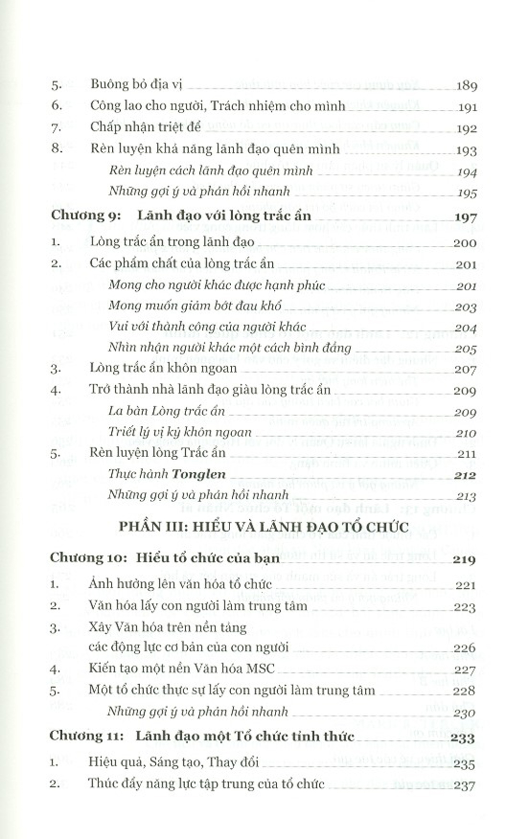 Tâm Thức Lãnh Đạo