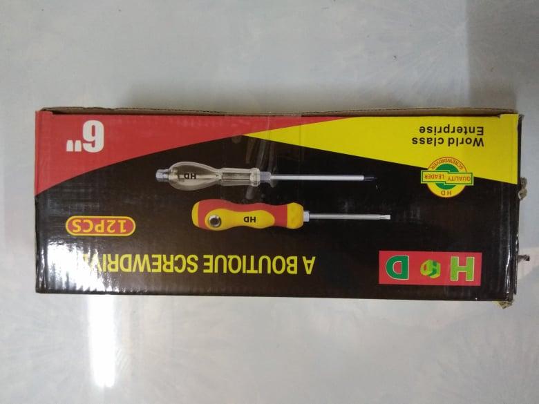12 tô vít 2 đầu HD 6X150mm ( 1 hộp )