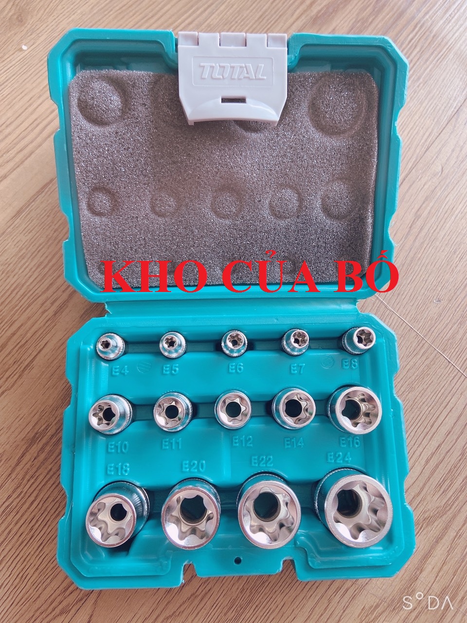 Bộ tuýp hình E 6 cạnh 14 chi tiết Total THKTETS0114