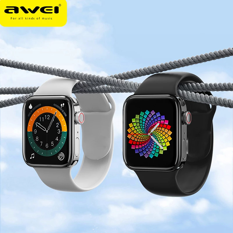 Đồng hồ thông minh Smart Watch AWEI H15 màn hình cảm ứng, chống nước IP67,  hiển thị tin nhắn/cuộc gọi, pin siêu trâu 7 ngày (3 màu tùy chọn) - Nhất Tín