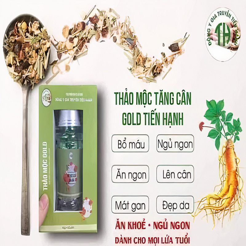 Thảo Mộc Tăng Cân Gold Tiến Hạnh