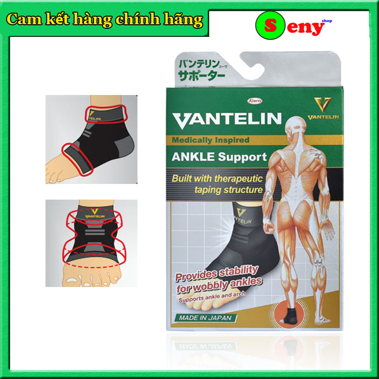 [CHÍNH HÃNG] Bó Cổ Chân Vantelin - HỖ TRỢ XƯƠNG KHỚP- NHẬT BẢN