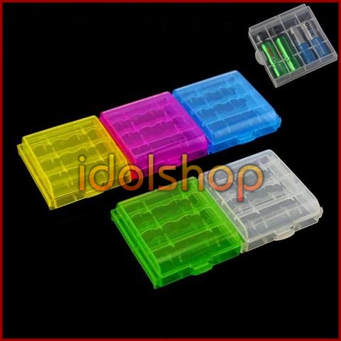 Hộp nhựa đựng pin aa / aaa