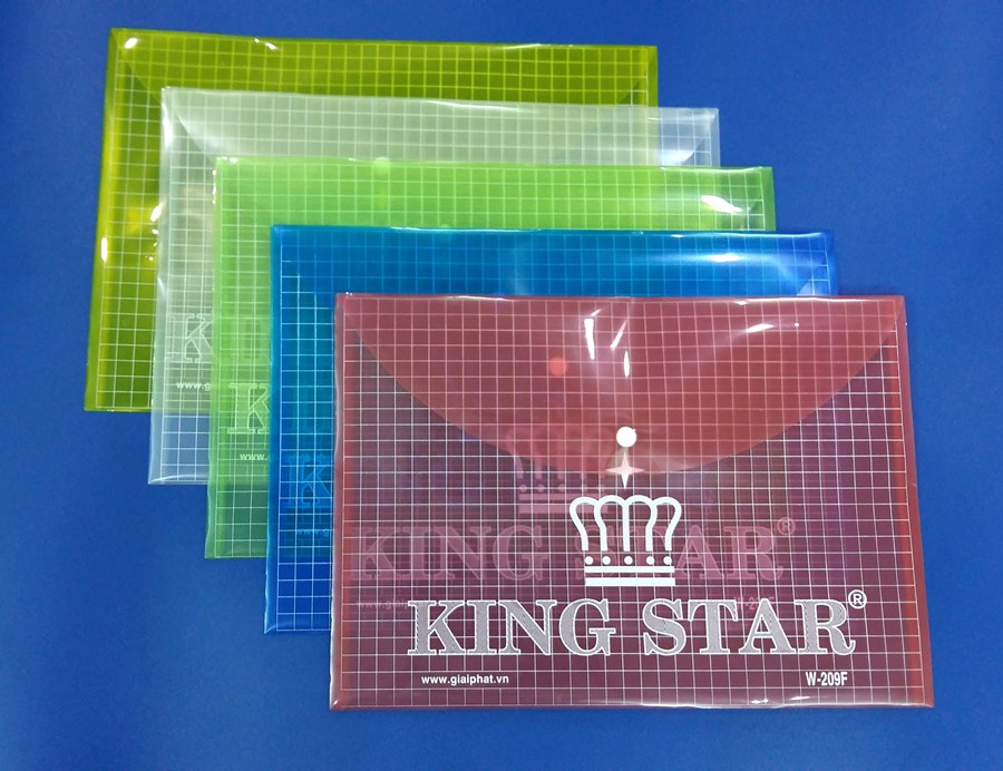 BÌA NÚT A4 - F/C - KING - STAR  ( 12 CÁI/XẤP )