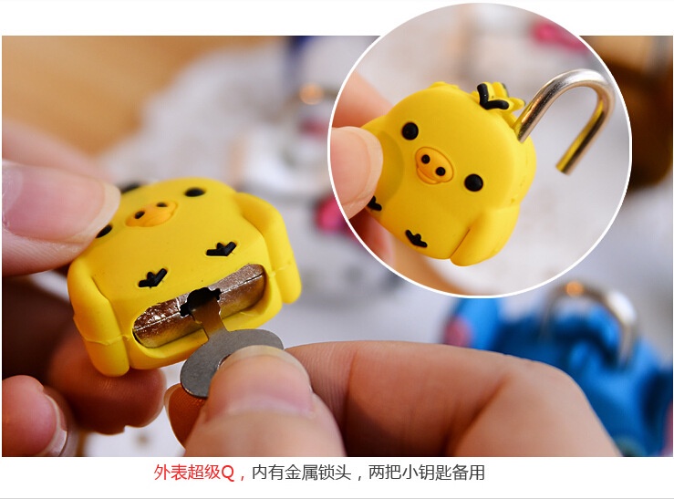 Ổ Khóa Hình Thú Mini Siêu Dễ Thương