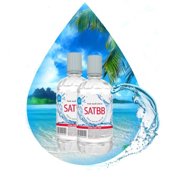 [Quà tặng không bán] Nước Muối Sinh Lý SATBB 500mL