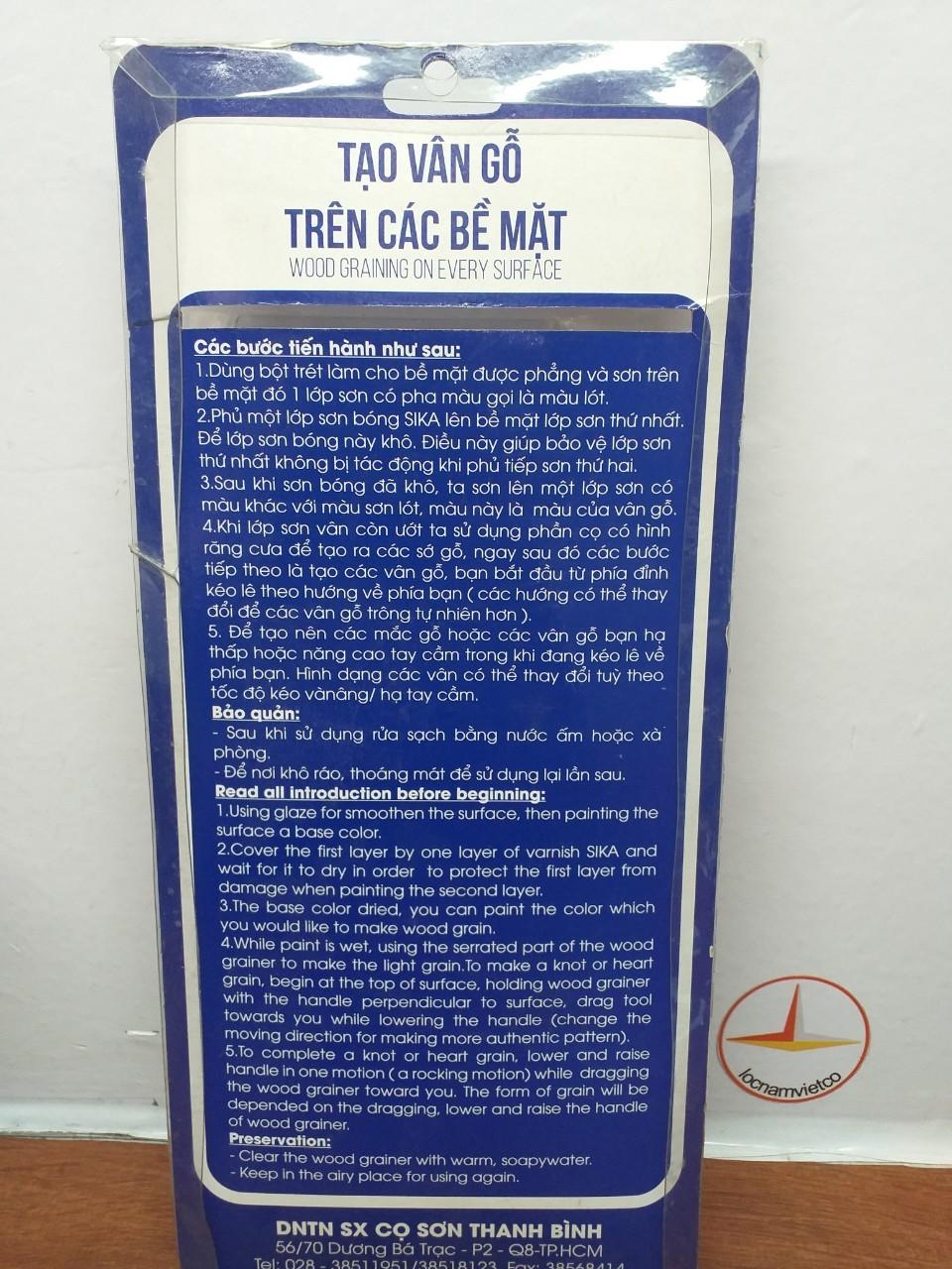 Bộ cọ tạo vân gỗ sơn dầu THANH BÌNH