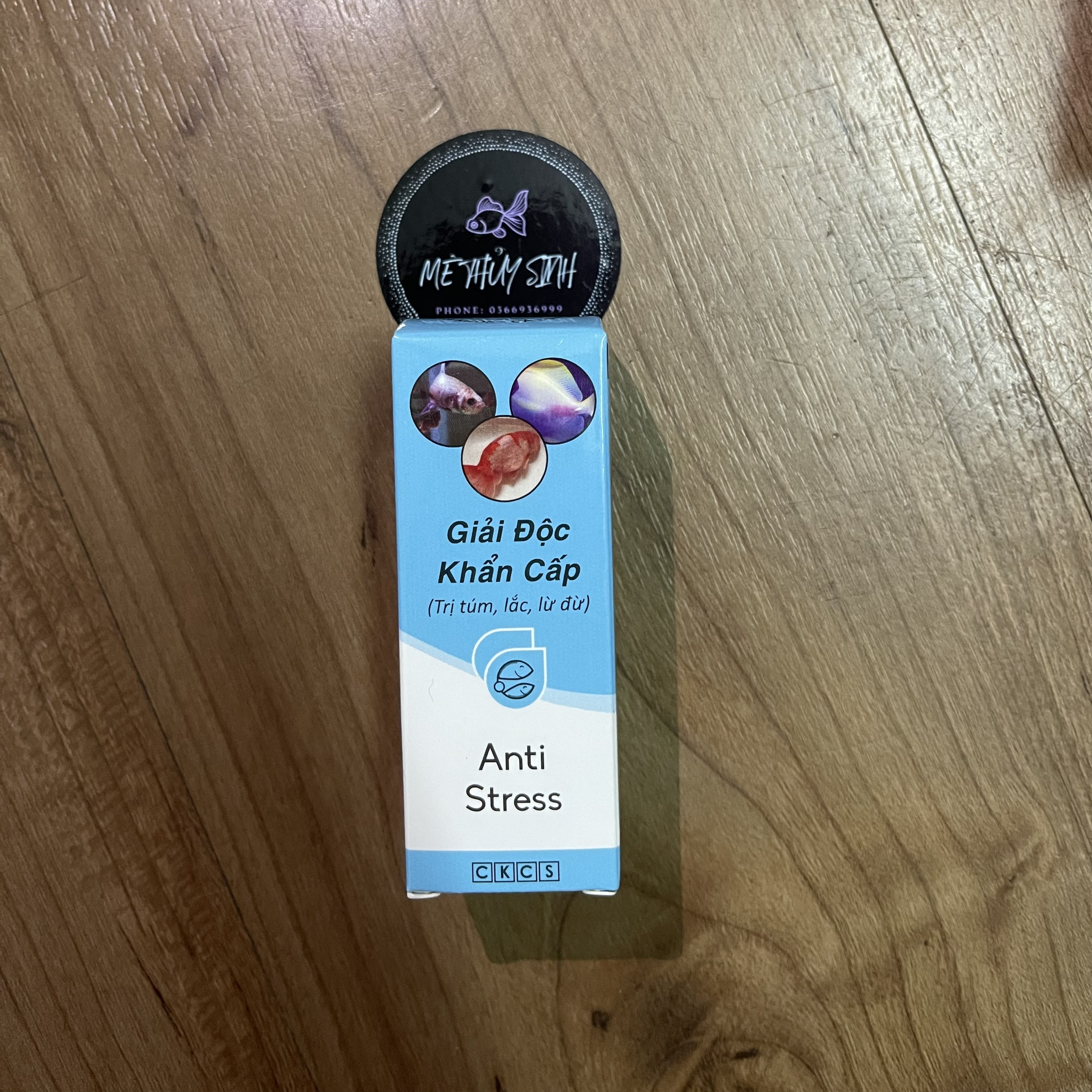 Anti Stress + Parakill + TopTop - Dưỡng cá (Nấm, túm, lắc, lừ đừ, núp góc, đốm trắng, kí sinh trùng )