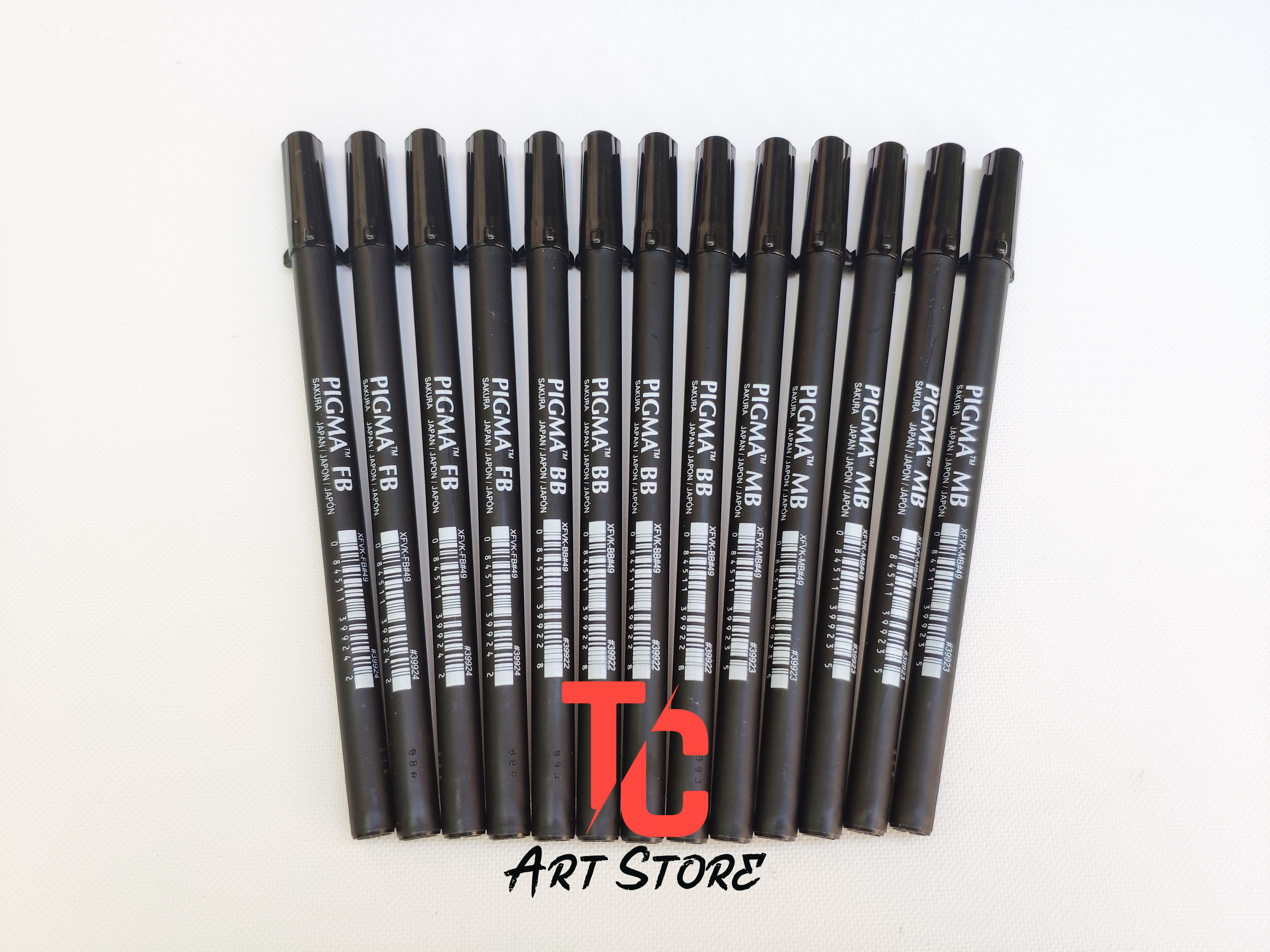 [TC Art Store] Bút Brush Pigma SAKURA vẽ kỹ thuật (size FB,MB,BB)