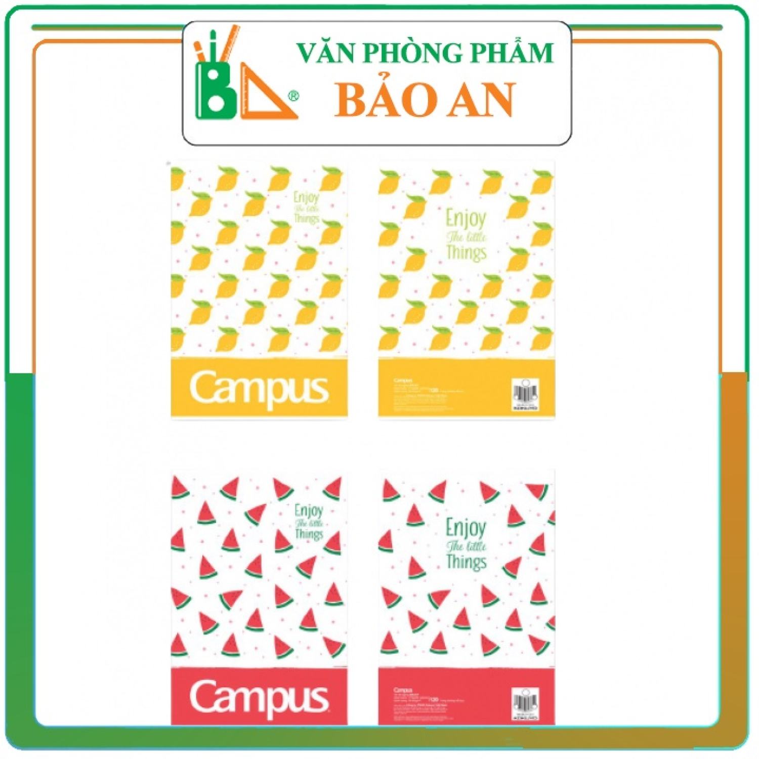 Vở enjon campus 120trang - văn phòng phẩm bảo an