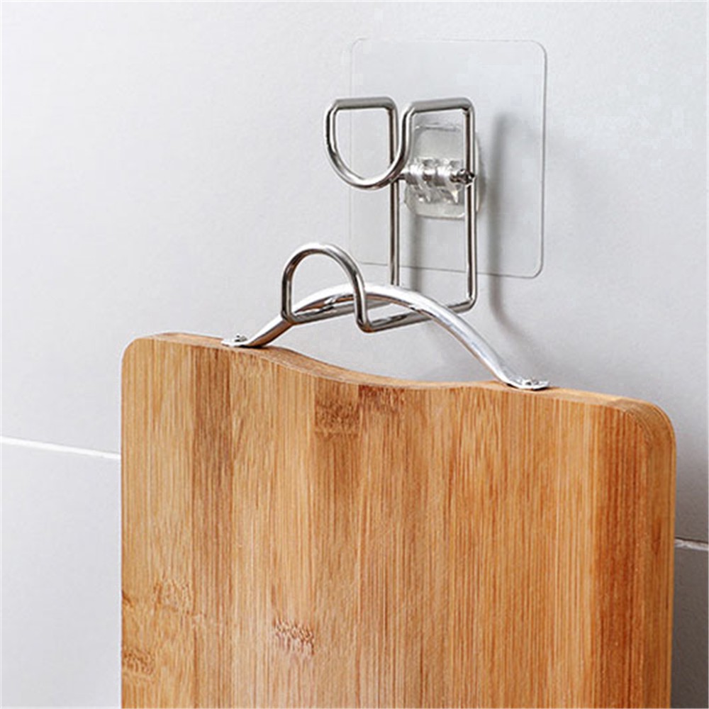 Móc inox dán tường treo gọn đồ