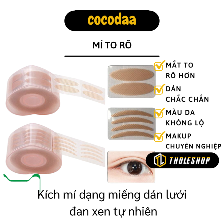 Miếng dán kích mí - Cuộn miếng dán kích mí trong suốt vân lưới tạo đôi mắt to tròn - Miếng nhấn mí cho bạn nữ