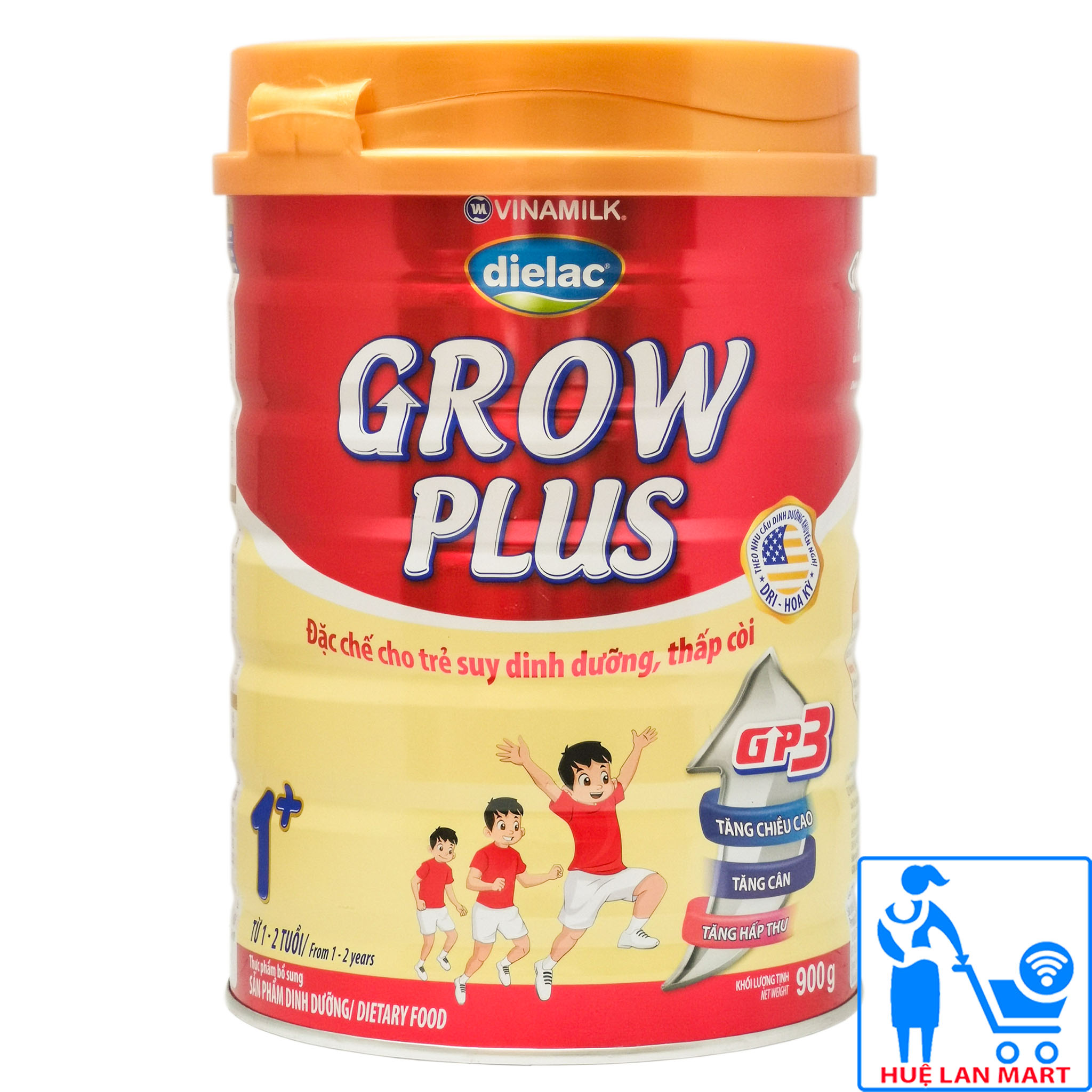 Sữa Bột Vinamilk Dielac Grow Plus 1+ Hộp 850g (Cho trẻ từ 1~2 tuổi)
