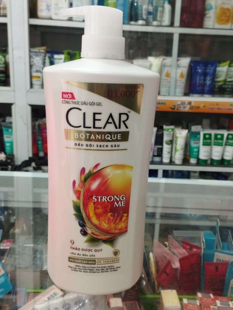 Dầu gội sạch gàu Clear thảo dược 630GR - 900GR