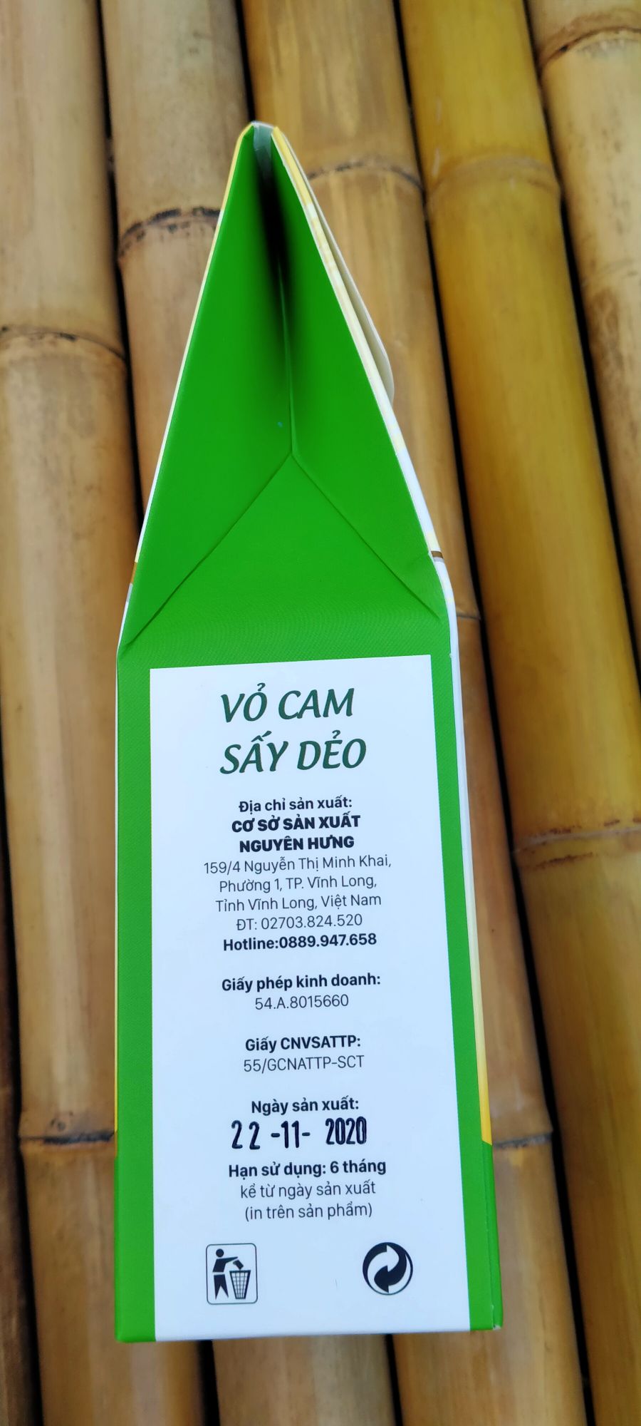 vỏ cam sấy dẻo Mekong 120gr