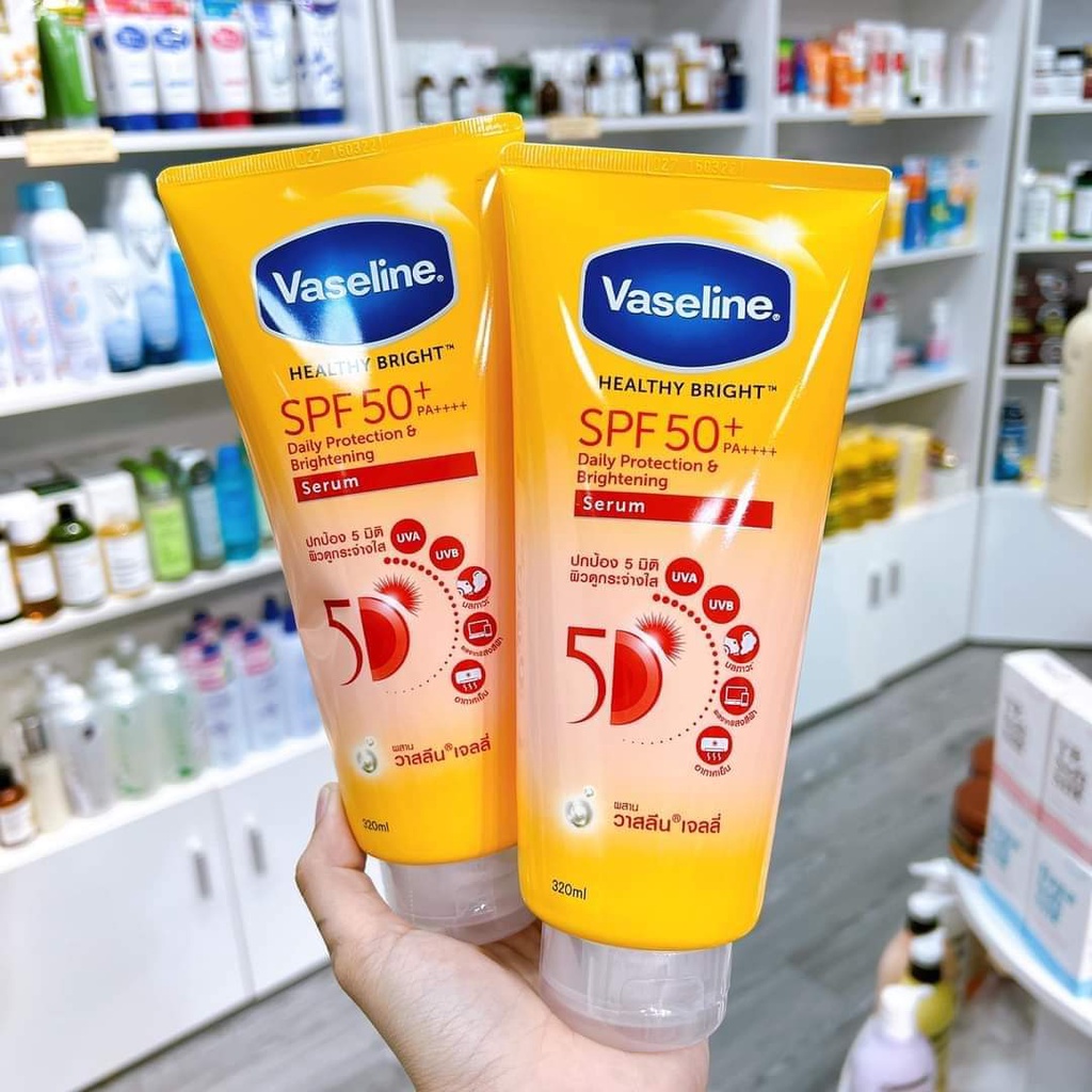 Dưỡng thể Vaseline 50X 320ml Thái lan