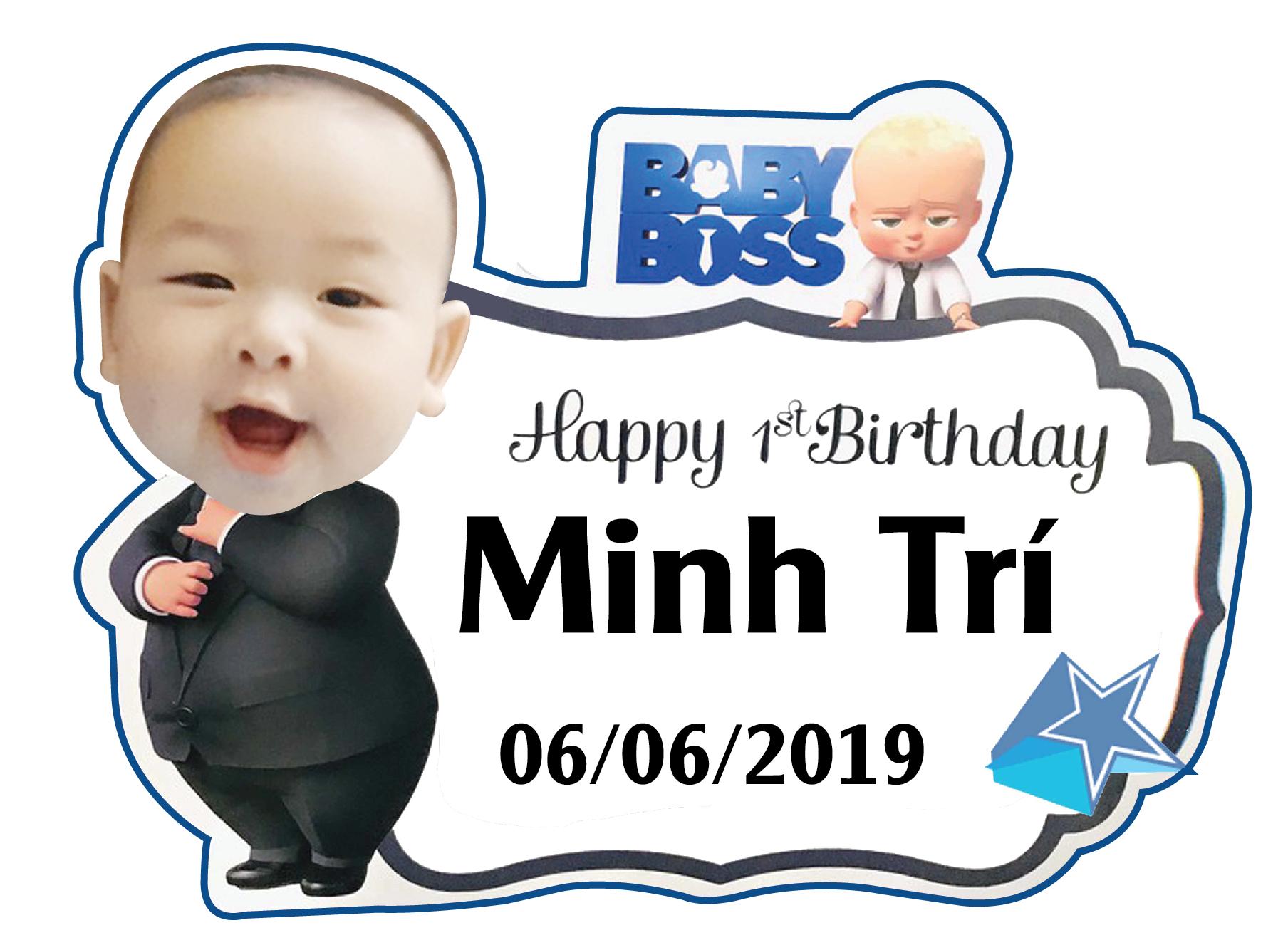 Bảng tên trang trí sinh nhật cho bé