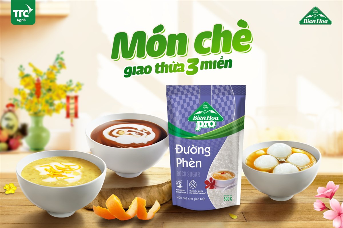 Đường phèn viên nhỏ Biên Hòa Pro - 500gr