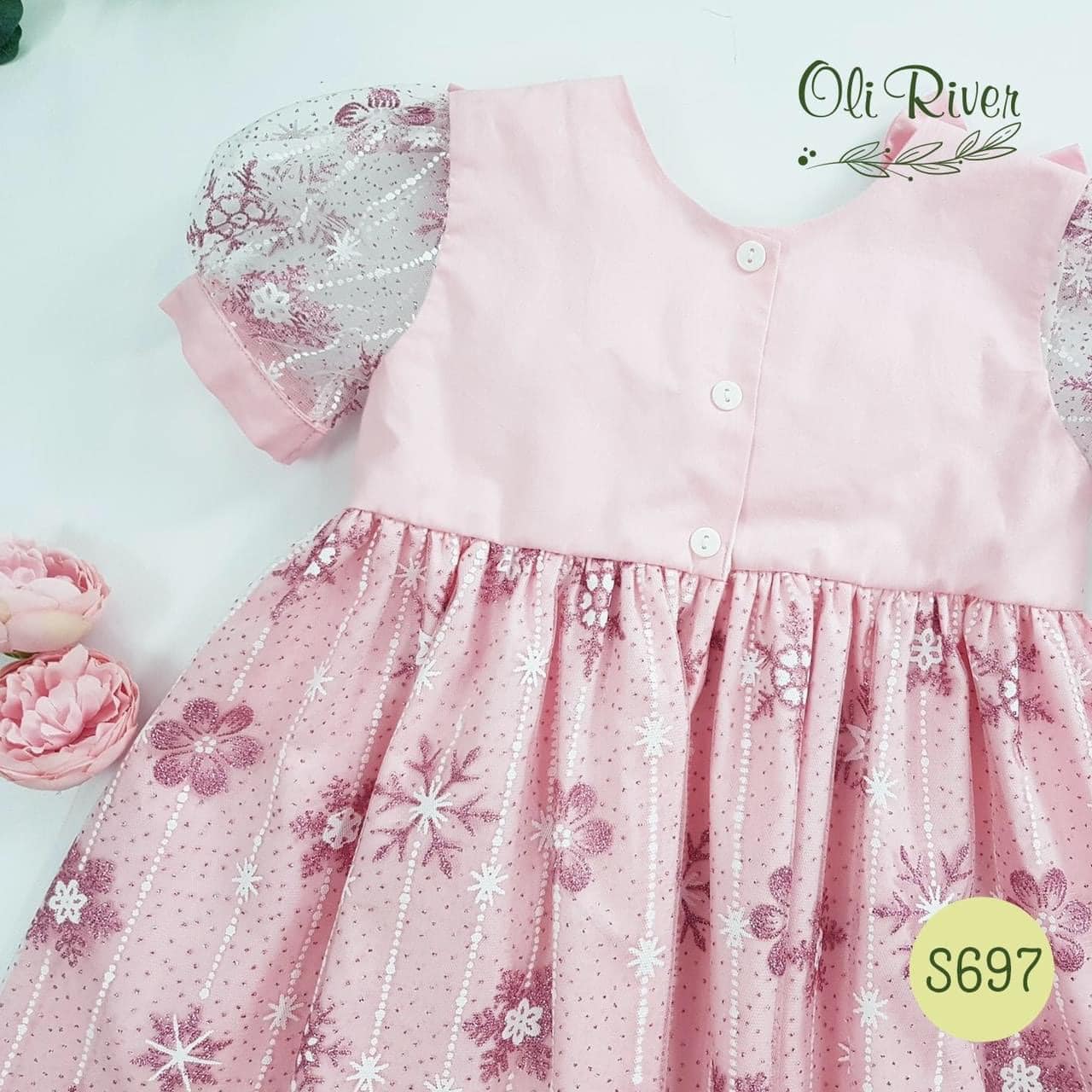 Váy Elsa Oli River đọc đáo cho bé gái