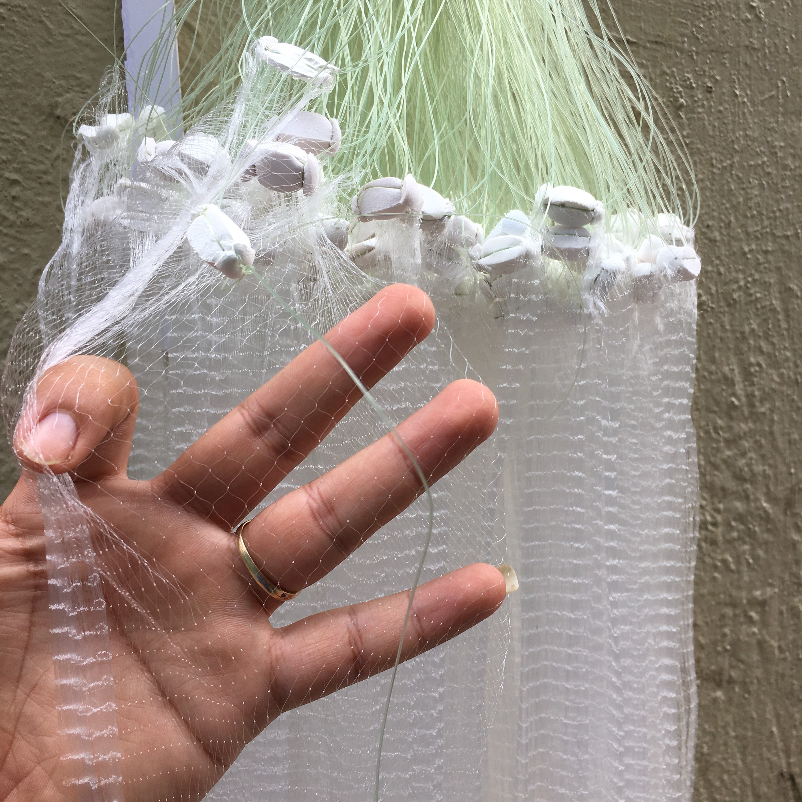 Lưới đánh cá lòng tong,tôm,tép,các loại cá nhỏ (dài 50m cao 50cm 1 màn)-( dài 50m-cao 1m-1 màn )