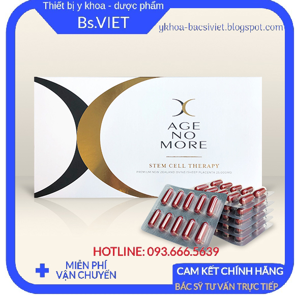 Age No More Cervine Stem Cell Therapy 20.000MG 60 viên Viên tế bào gốc