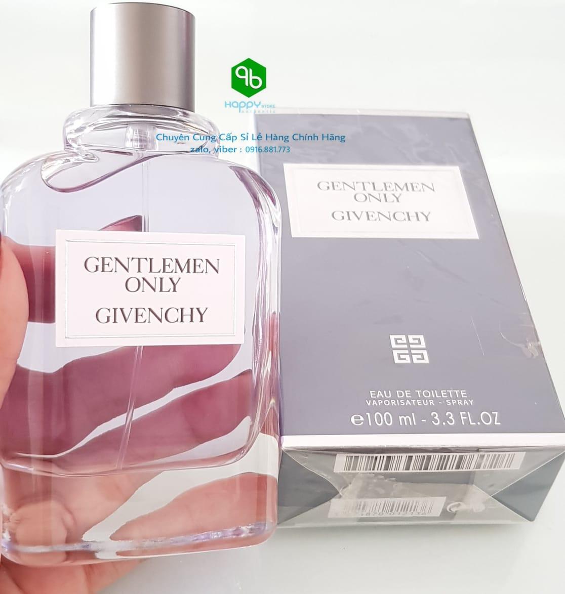 [HCM][Có invoice] Nước hoa NAM -  Givenchy Gentlemen Only EDT 100ml Pháp