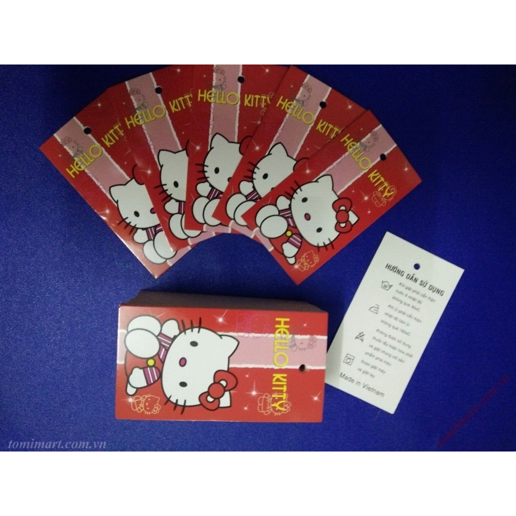Tag Quần Áo Trẻ Em HELLOKITTY (~200 tag) - Thẻ Bài Thời Trang Trẻ Em