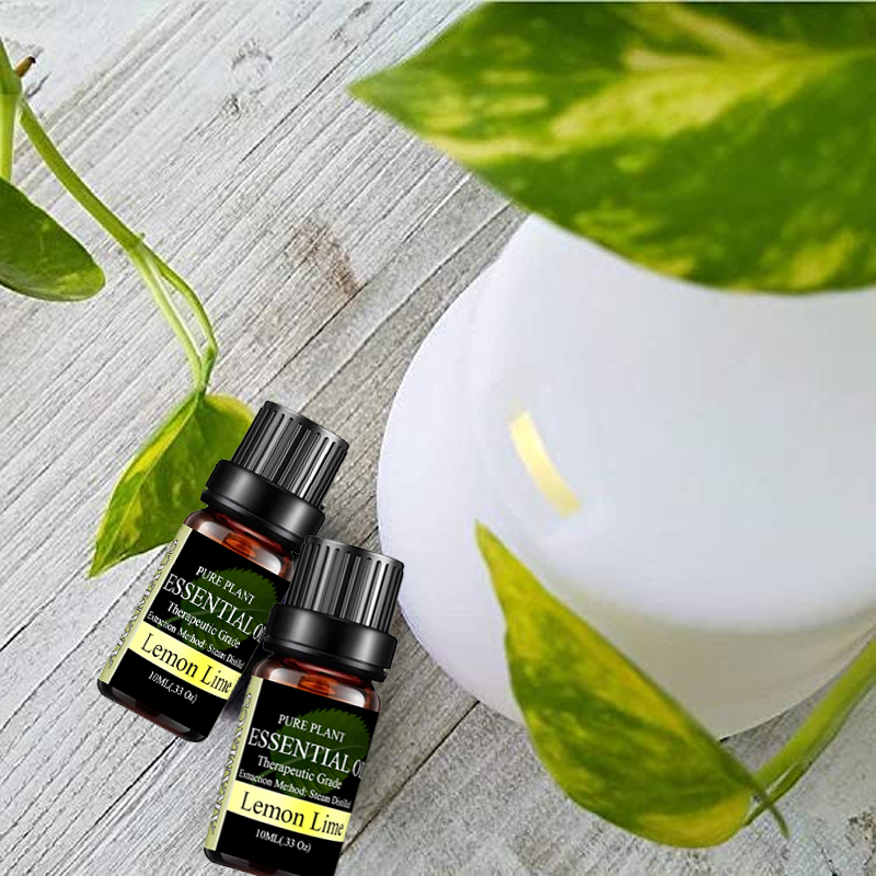 Pure lemon lime essential oil