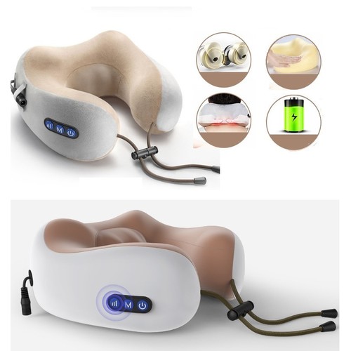 [HCM]Gối Mát Xa  Gối Ngủ Văn Phòng  Gối Massage Cổ Chữ U Cao Cấp Đa Năng  Gối Massage Trị Liệu Đau Nhức Cổ Vai Gáy Gối Mát Xa Vòng Cổ  Gối Mát Xa Sạc Pin Giúp Lưu Thông Máu Huyết  Tiện Iợi Khi Mang Theo Di Du Lich . BH 12 Tháng