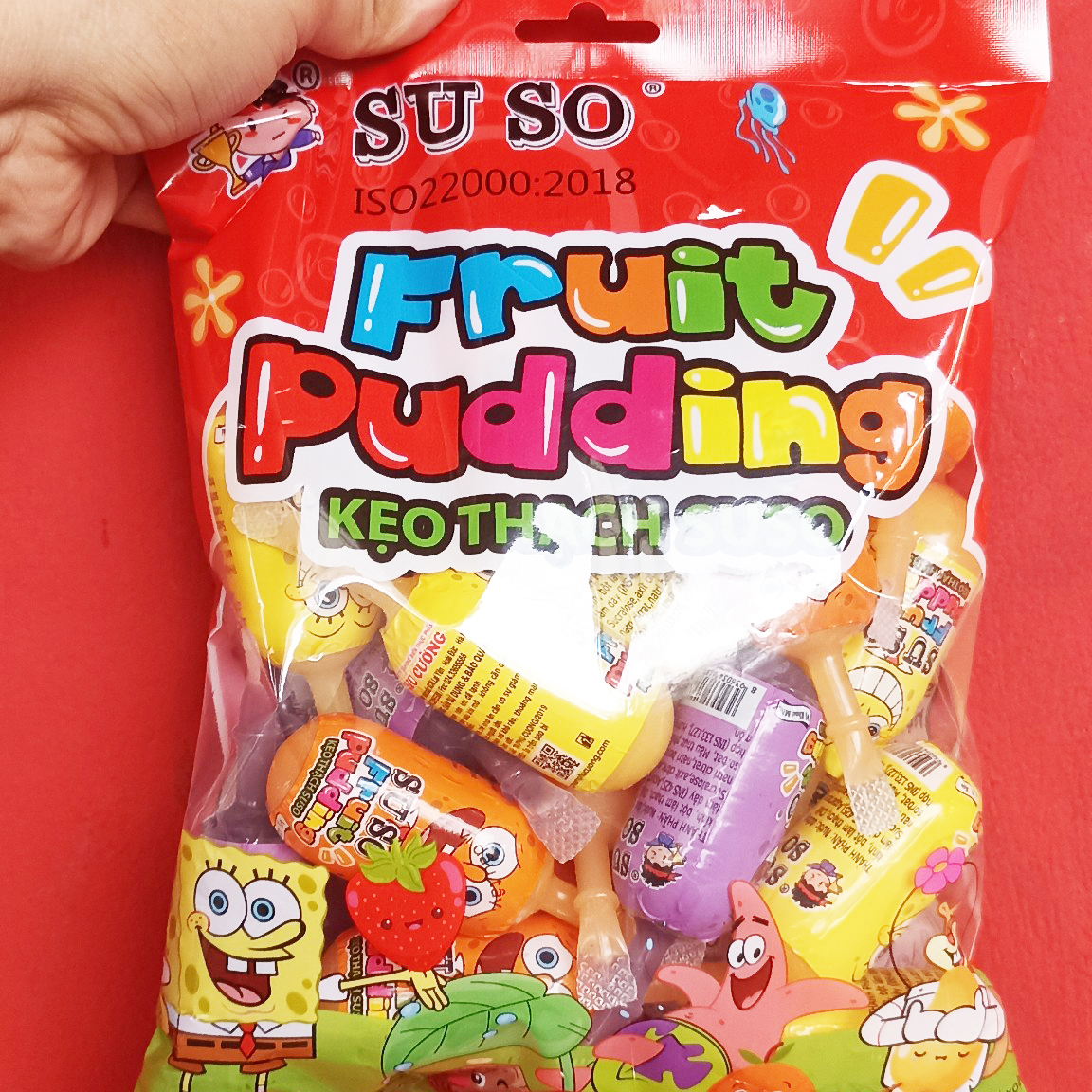 Kẹo Thạch Trái Cây Suso Fruit Pudding Phú Cường 780gr