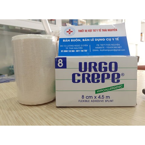 Băng dán Urgo Crepe 8