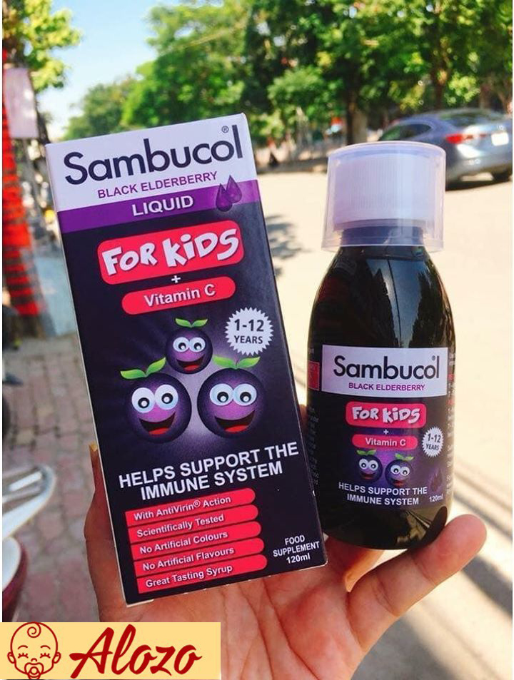 Siro Tăng Đề Kháng Sambucol Dành Cho Trẻ 120ml