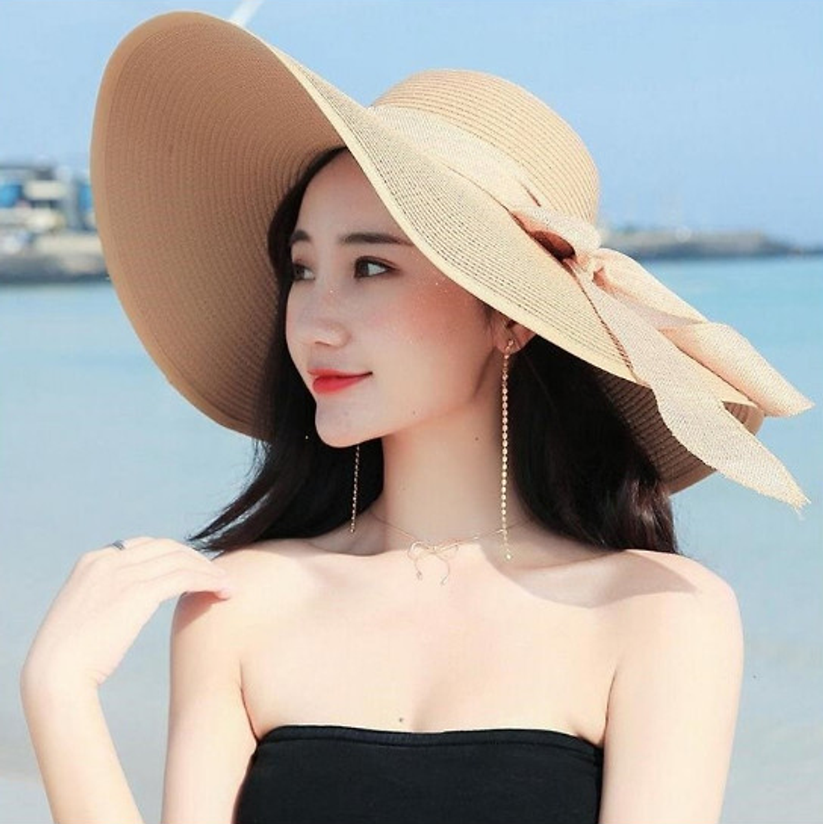 Mũ - Nón Cói Vành Rộng Trơn