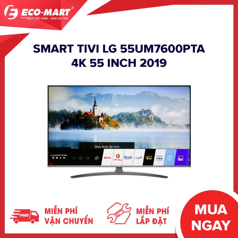 Bảng giá Smart Tivi LG 55UM7600PTA 4K 55 inch 2019