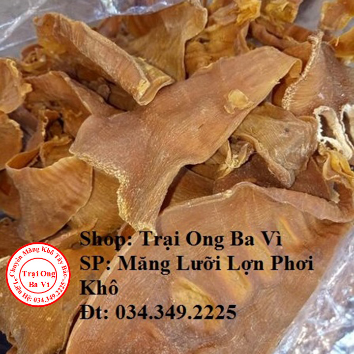 Măng lưỡi lợn khô rất non 500 gam