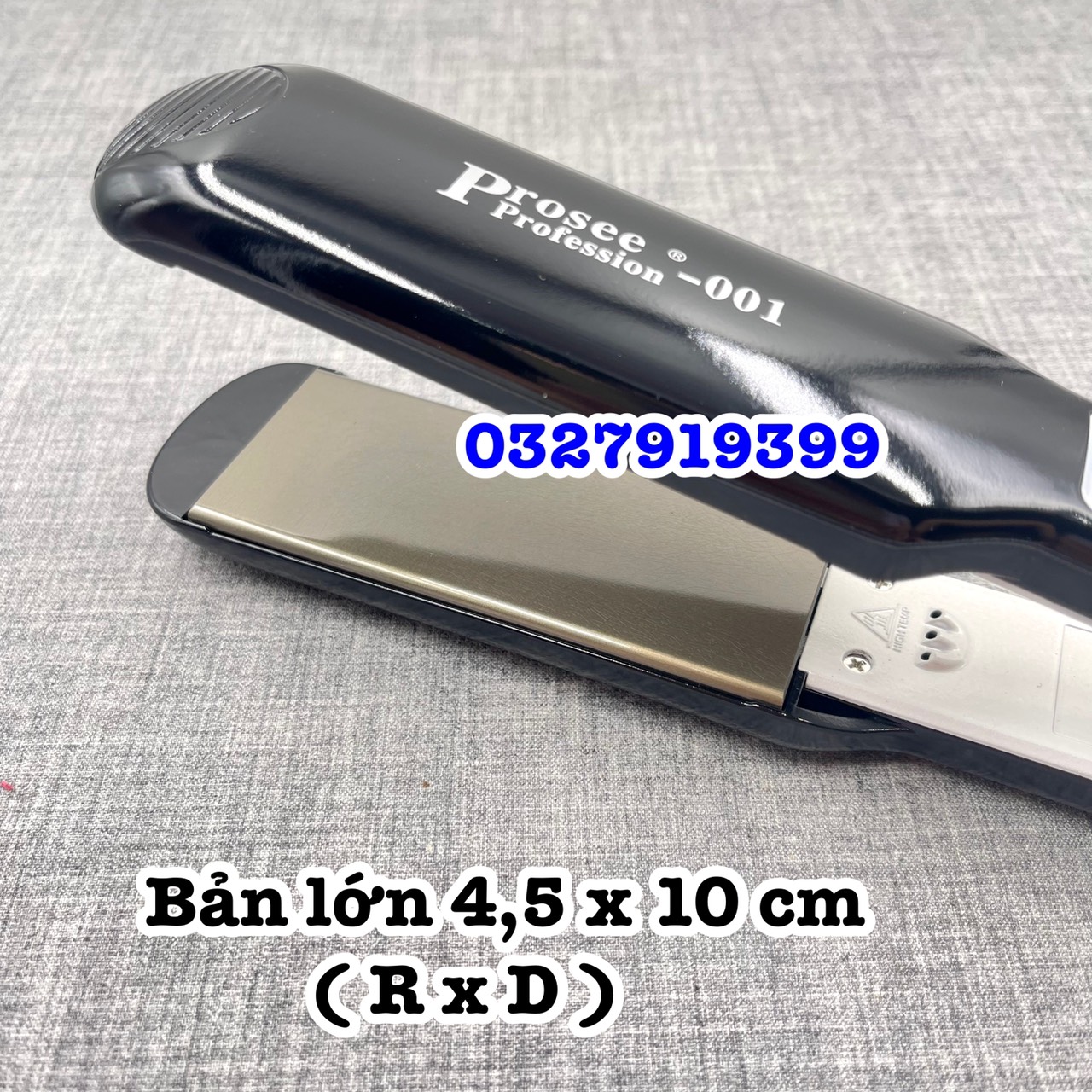 Barber Well Máy Duỗi Tóc Cao Cấp 501 Bản Lớn Chuyên Nghiệp Với Bề Mặt Ceramic Cực Êm & Màn Hình LCD Hiển Thị Nhiệt Độ An Toàn Và Hiệu Quả