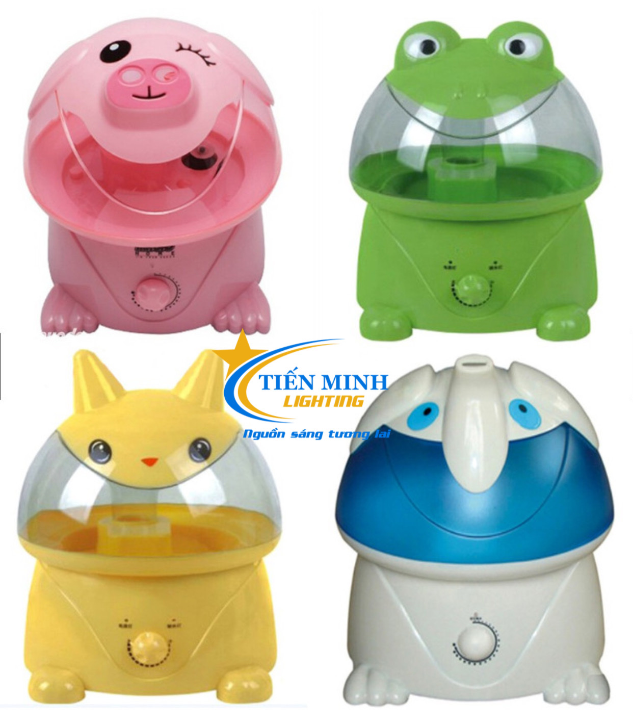 Máy phun sương tạo ẩm hình thú magic home - bình 4 lít .