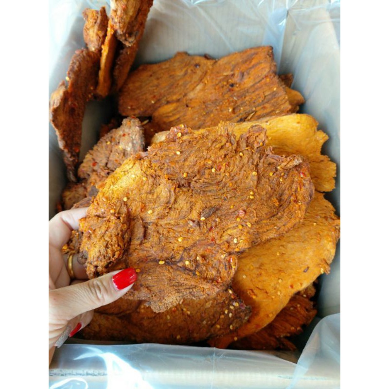 1kg khô bò giòn đặc biệt miếng lớn