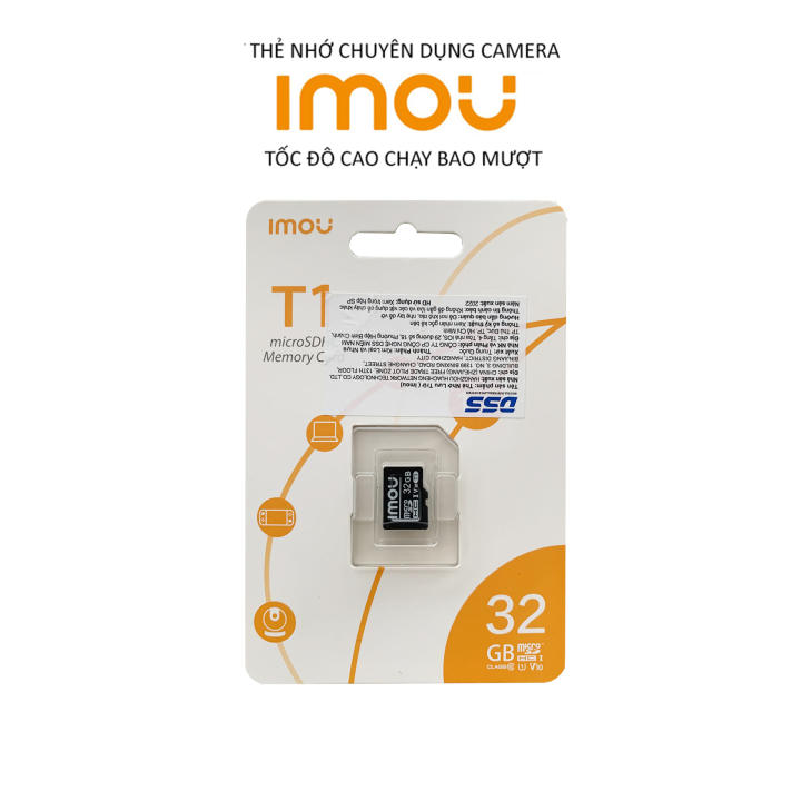 COMBO 5 Thẻ Nhớ IMOU 64GB/32GB Tốc Độ Cao,Chuyên Dụng Cho Camera Wifi, Camera Hành Trình, Điện Thoại, Thiết Bị Điện Tử Chính Hãng DSS BAO SỈ