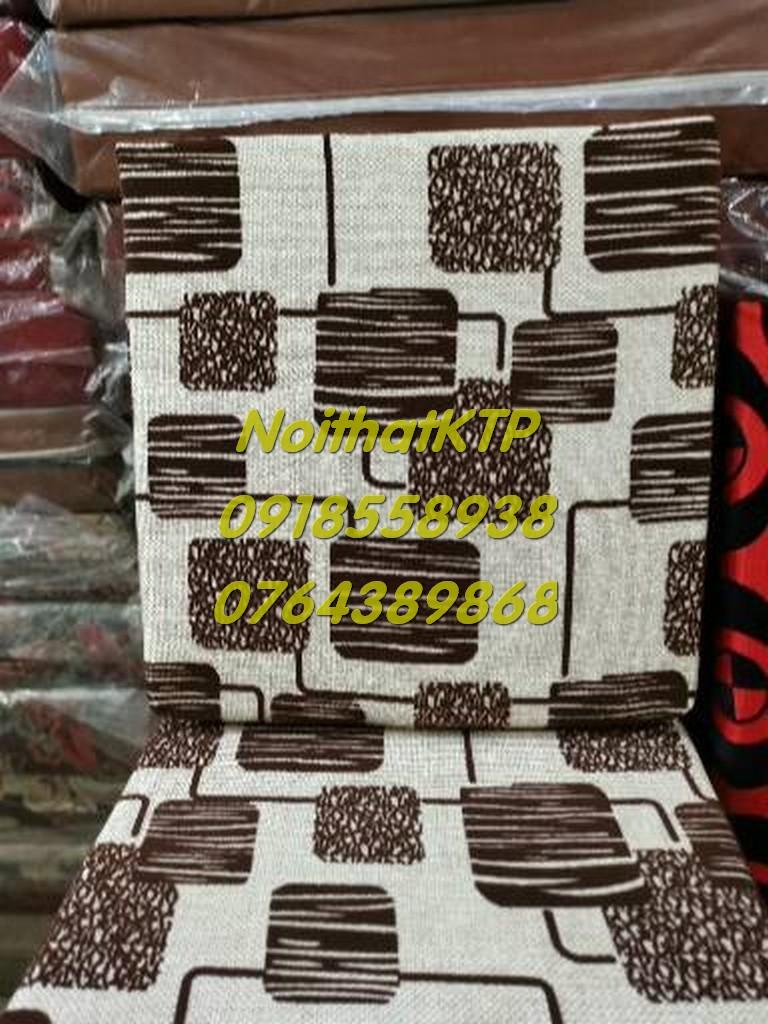 Nệm ngồi NoithatKTP cao cấp dày 5cm hoa văn