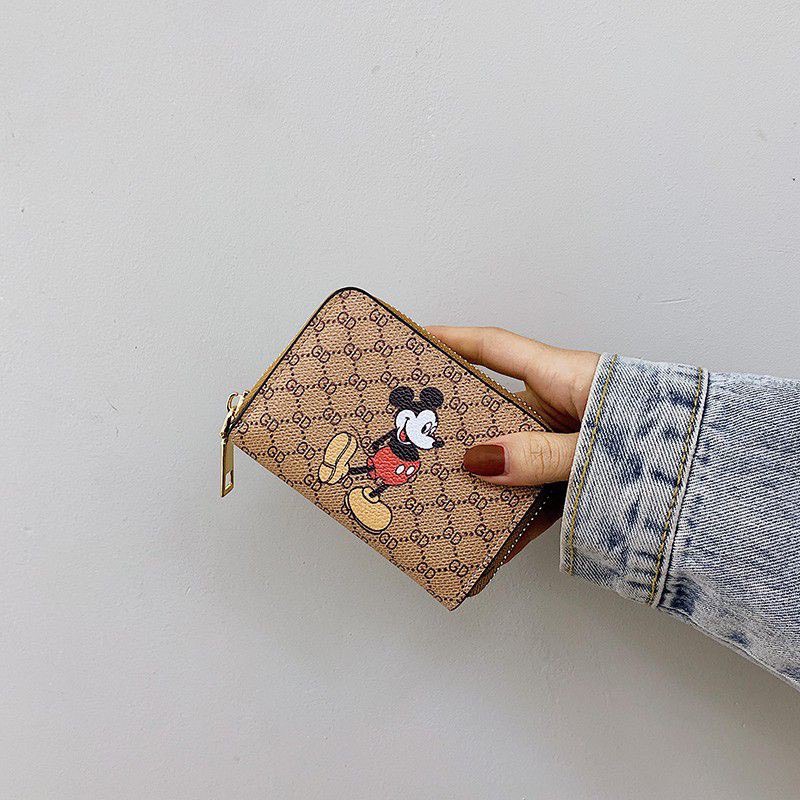 [HCM]VÍ NGẮN CẦM TAY NỮ HÌNH CHUỘT MICKEY