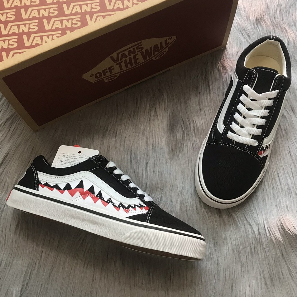 [FULL BOX + TẶNG TẨY GIÀY] GIÀY SNEAKER NAM NỮ #VANS CÁ MẬP