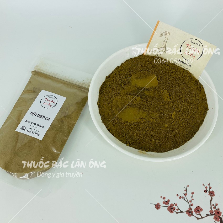 Freeze-Dried Fish Mint Powder 200g, Pure, Fragrant and Smooth, Mixed for Drinking, Applied to the Face, Reduces Acne, Clears Heat - Lan Ong
