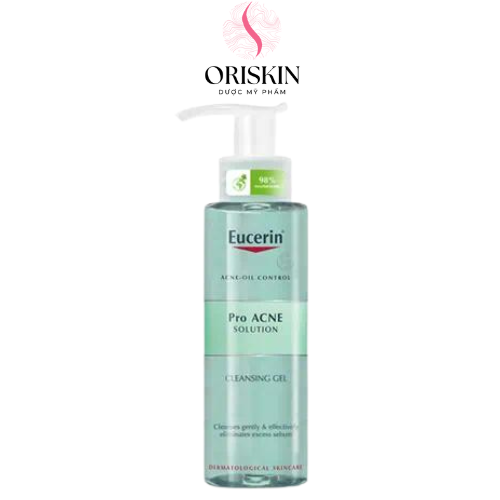 EUCERIN GEL RỬA MẶT DÀNH CHO DA NHỜN MỤN EUCERIN PRO ACNE CLEASING