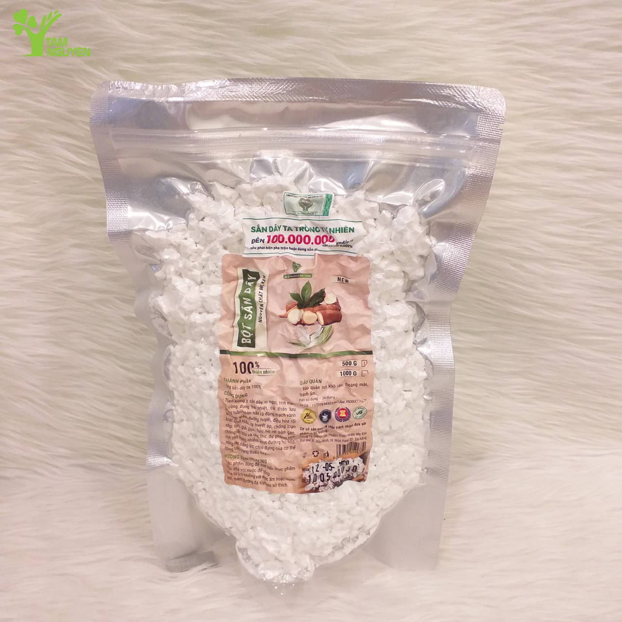 Bột sắn dây nguyên chất Mẹ Ken 500gr