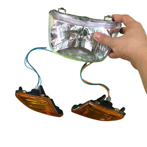 Pha đèn kèm xin nhan wave thái 110  ,wavealpha  110,wave nhỏ 1 bóng