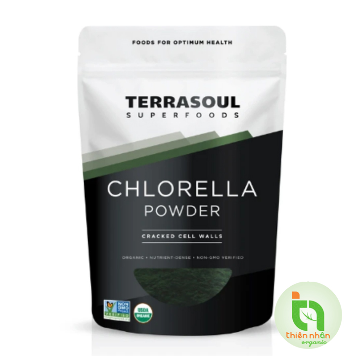 Bột tảo chlorella hữu cơ Terrasoul 170gr